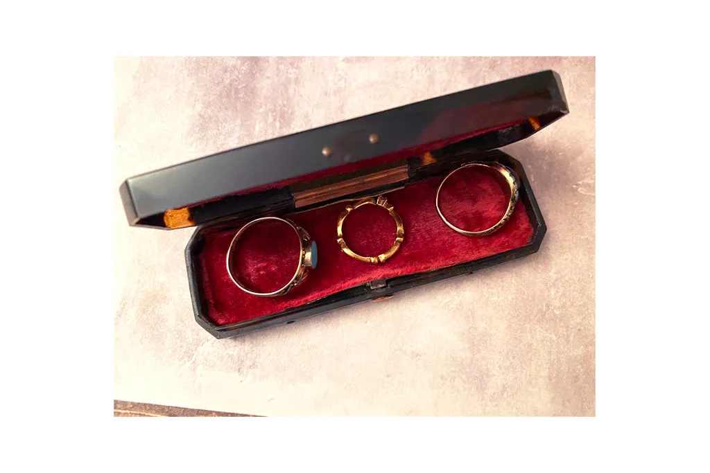 Small Georgian Case with Miniature Painting