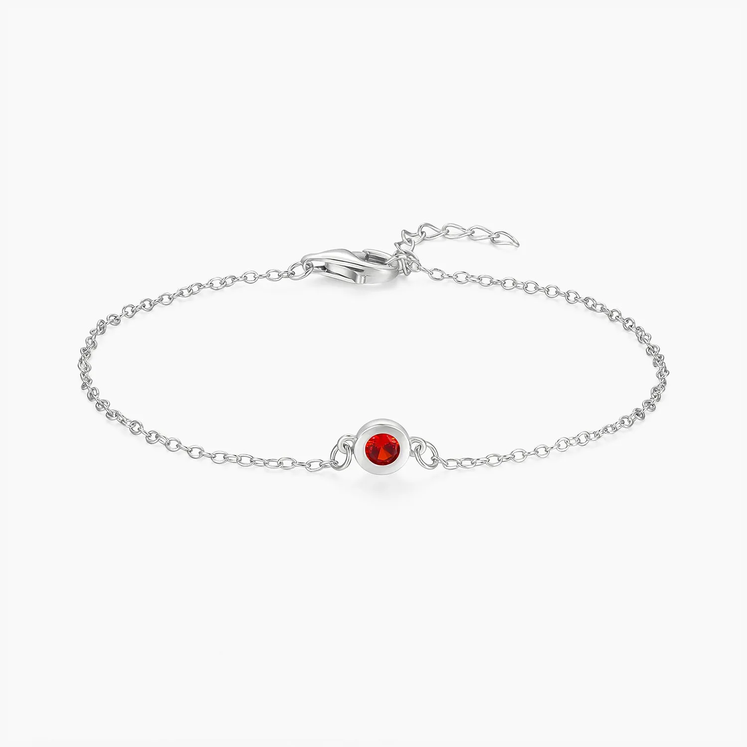 Solitaire Birthstone Bracelet