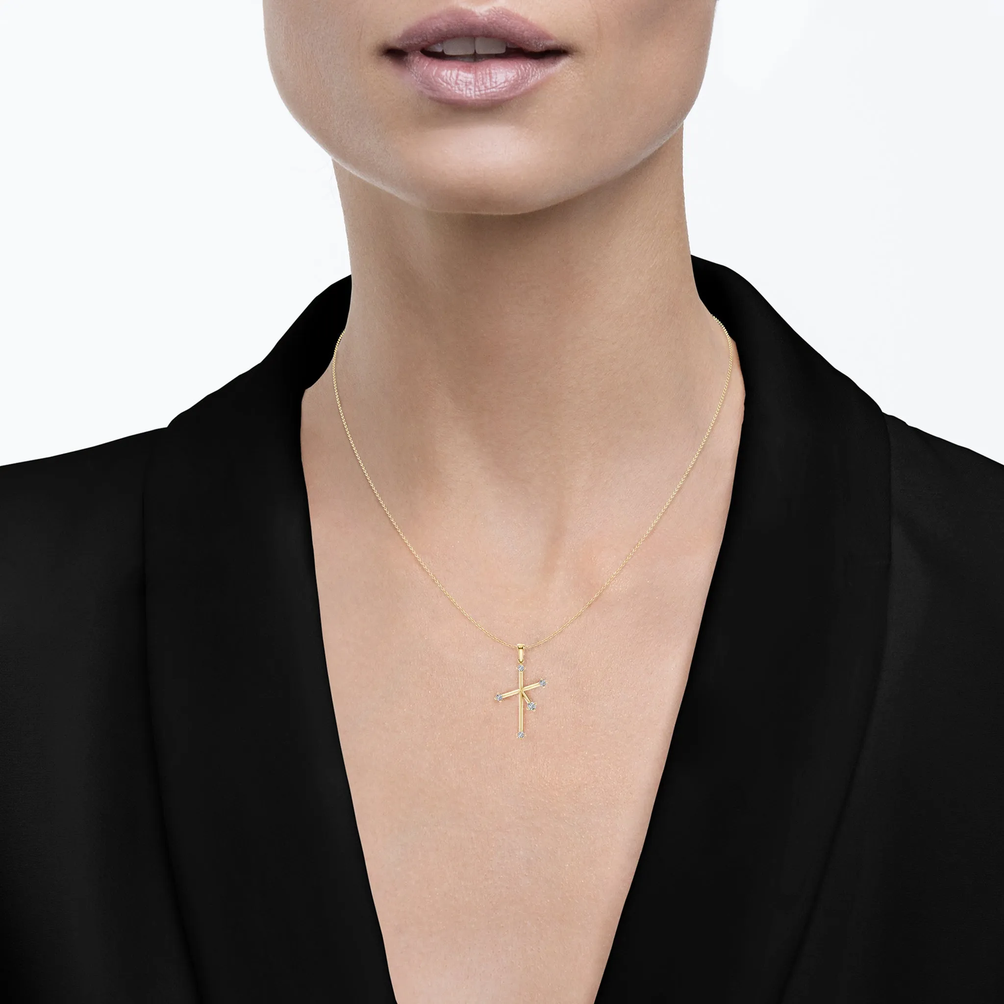 Southern Cross Large Diamond Pendant