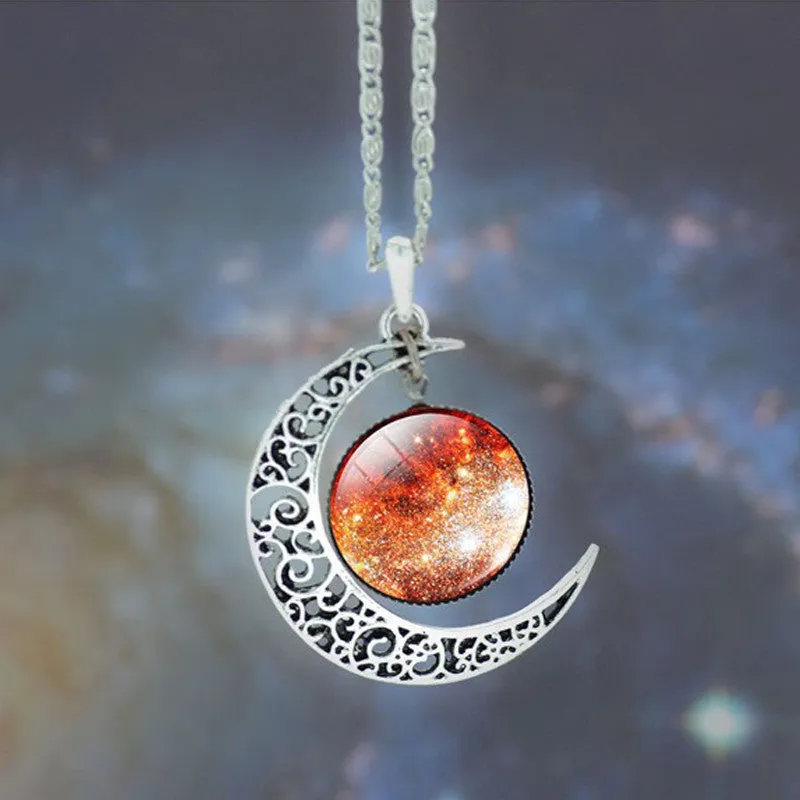 Star Moon Time Pendants Popular Best-selling Men Women