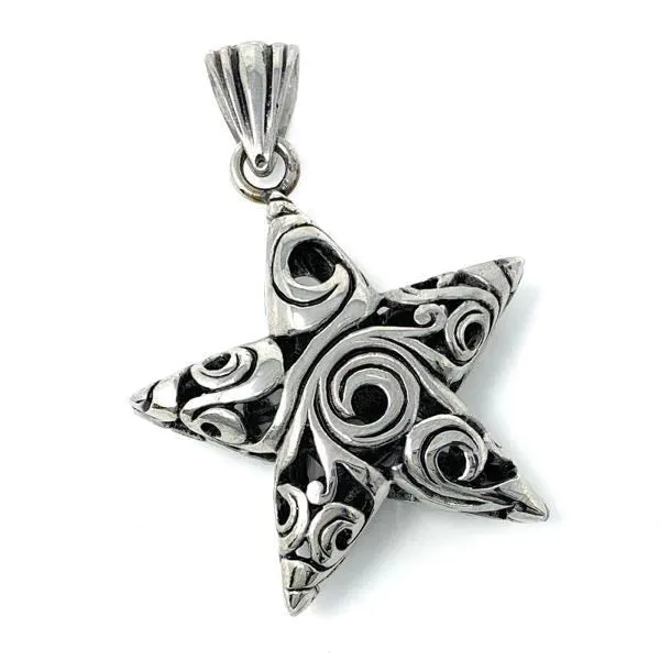 Star Swirl Pendant (#bjp011)