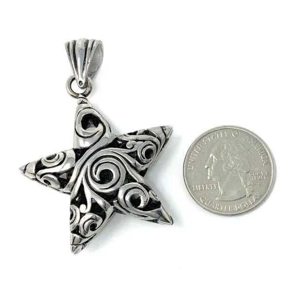Star Swirl Pendant (#bjp011)