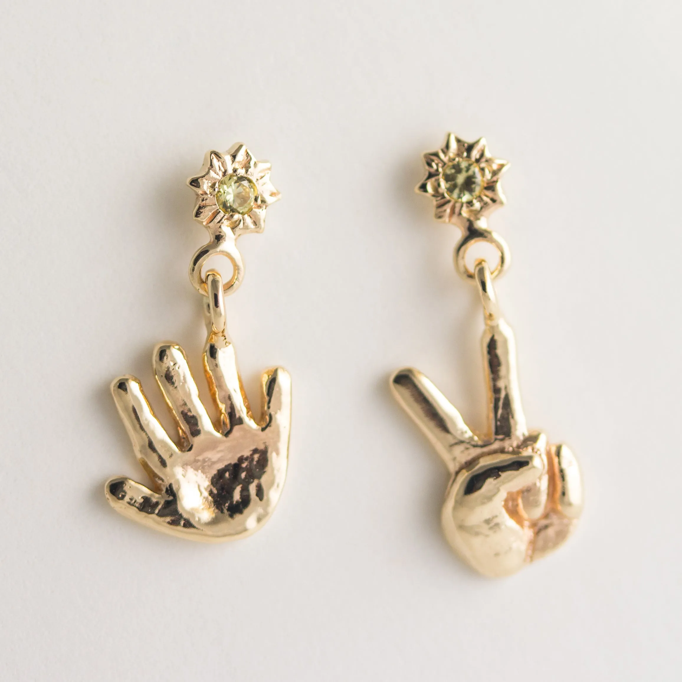 Starry Paper Sapphire Earrings