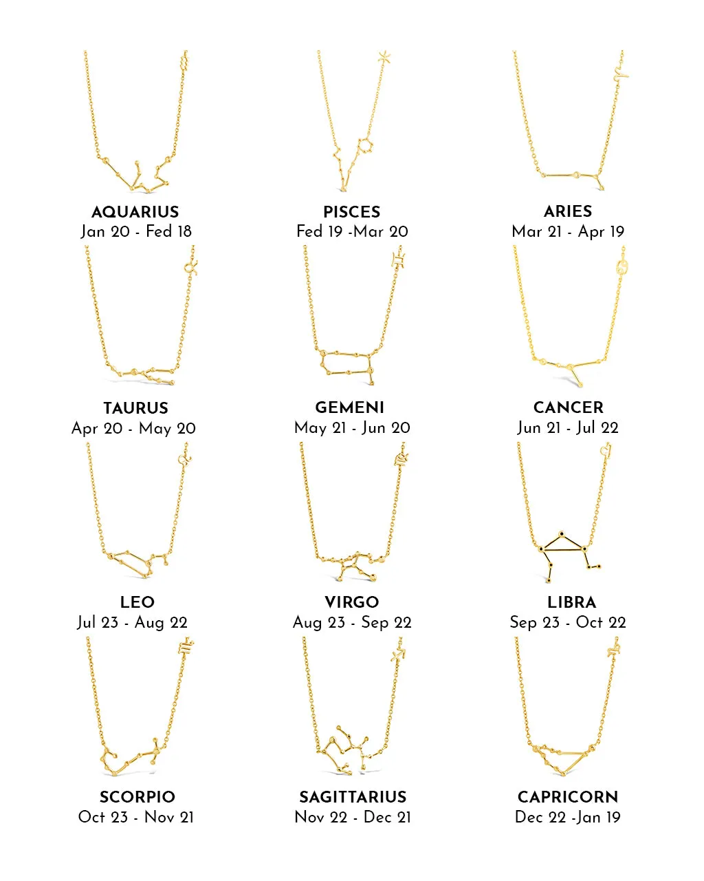 Station Constellation Pendant Necklace