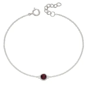 Sterling Silver Birthstone Bracelet