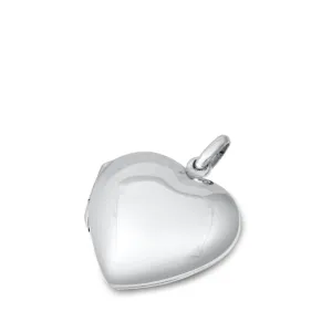 Sterling Silver Classic Heart Locket Wholesale Pendant Love Romantic Charm 925