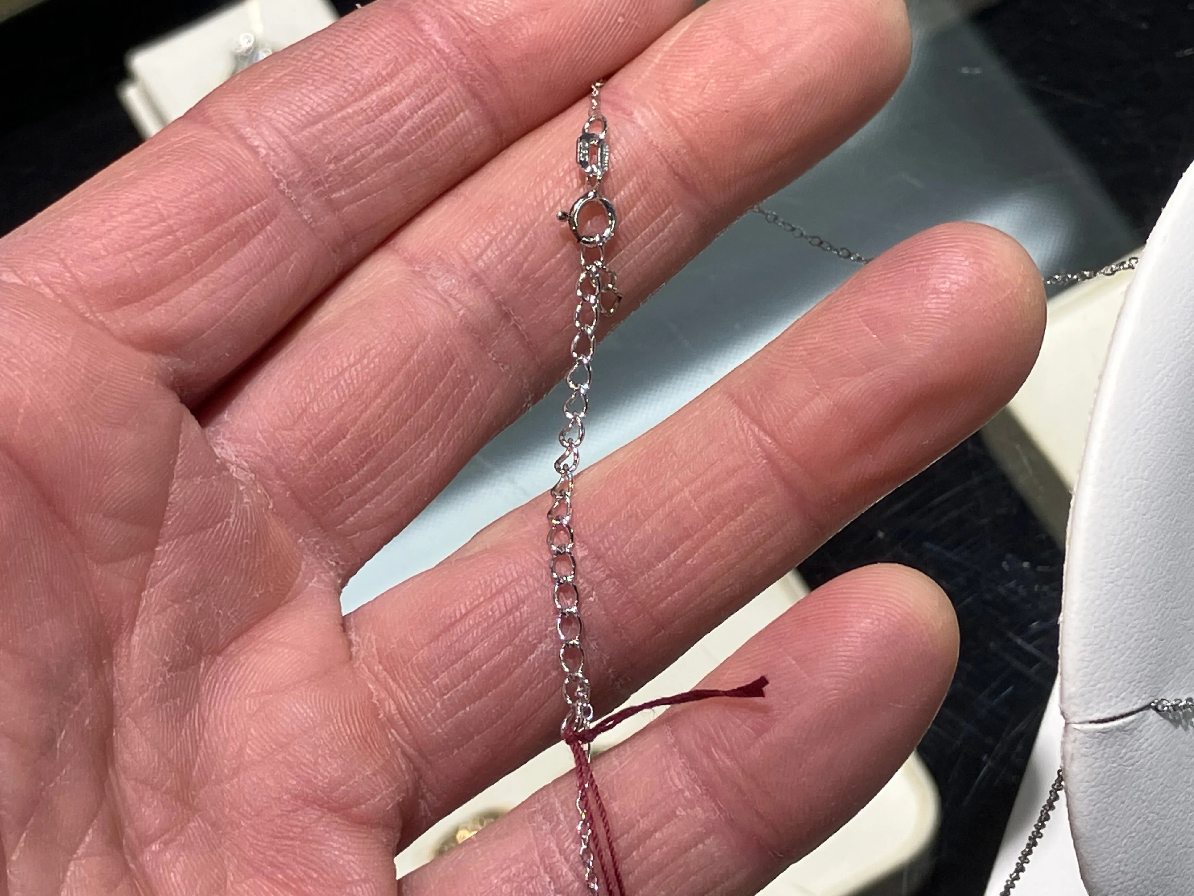Sterling Silver Heart Pendant With Adjustable Chain