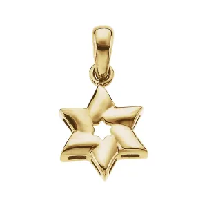 Sterling Silver Star of David Pendant