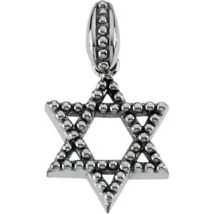 Sterling Silver Star of David Pendant