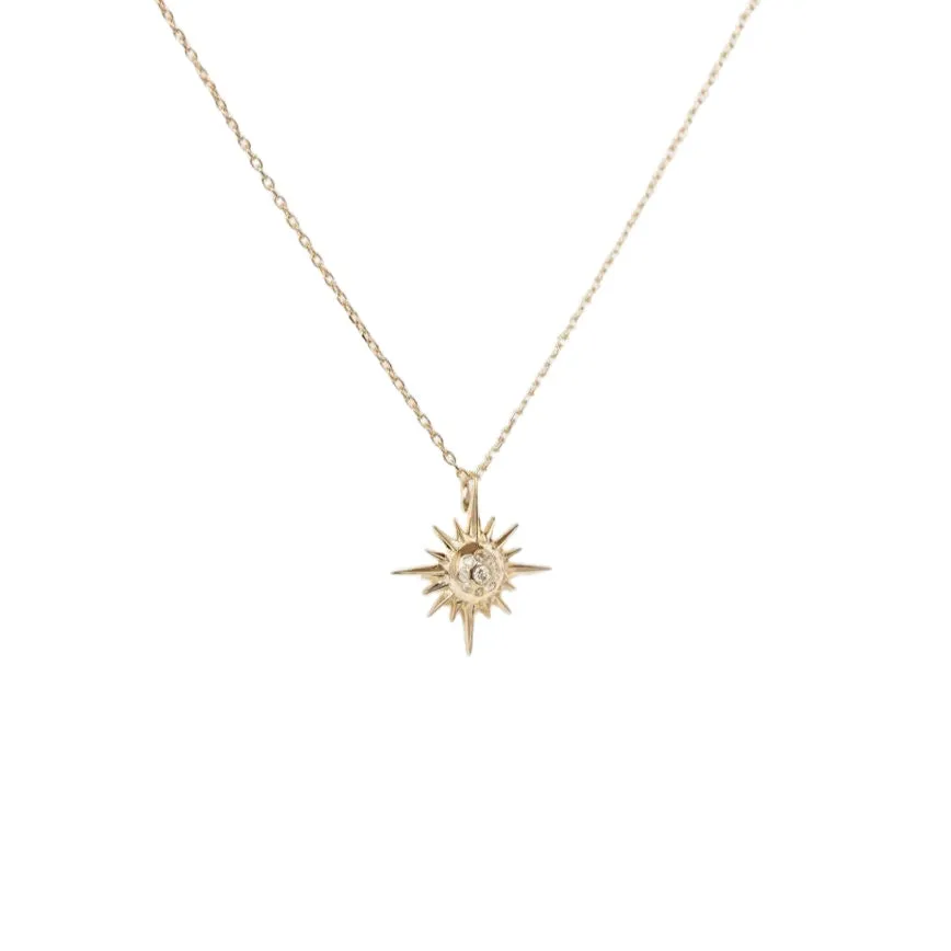 Sun and Diamonds Necklace