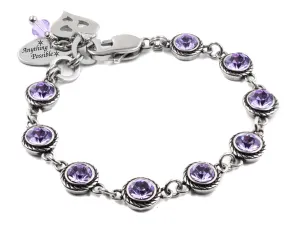 Tanzanite Birthstone Bracelet