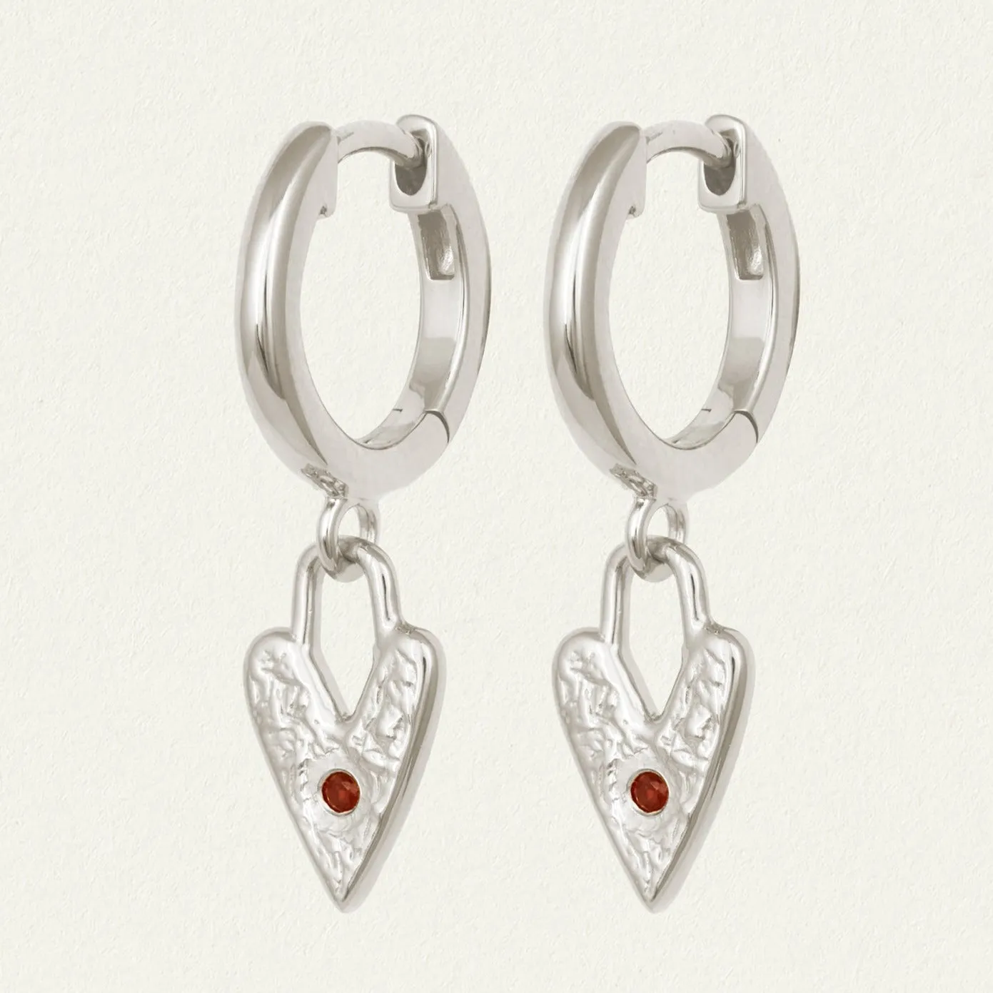 Temple of the Sun Lover Earrings, Silver