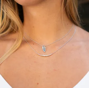 The Anastasia Graduated Diamond Necklace in 18k