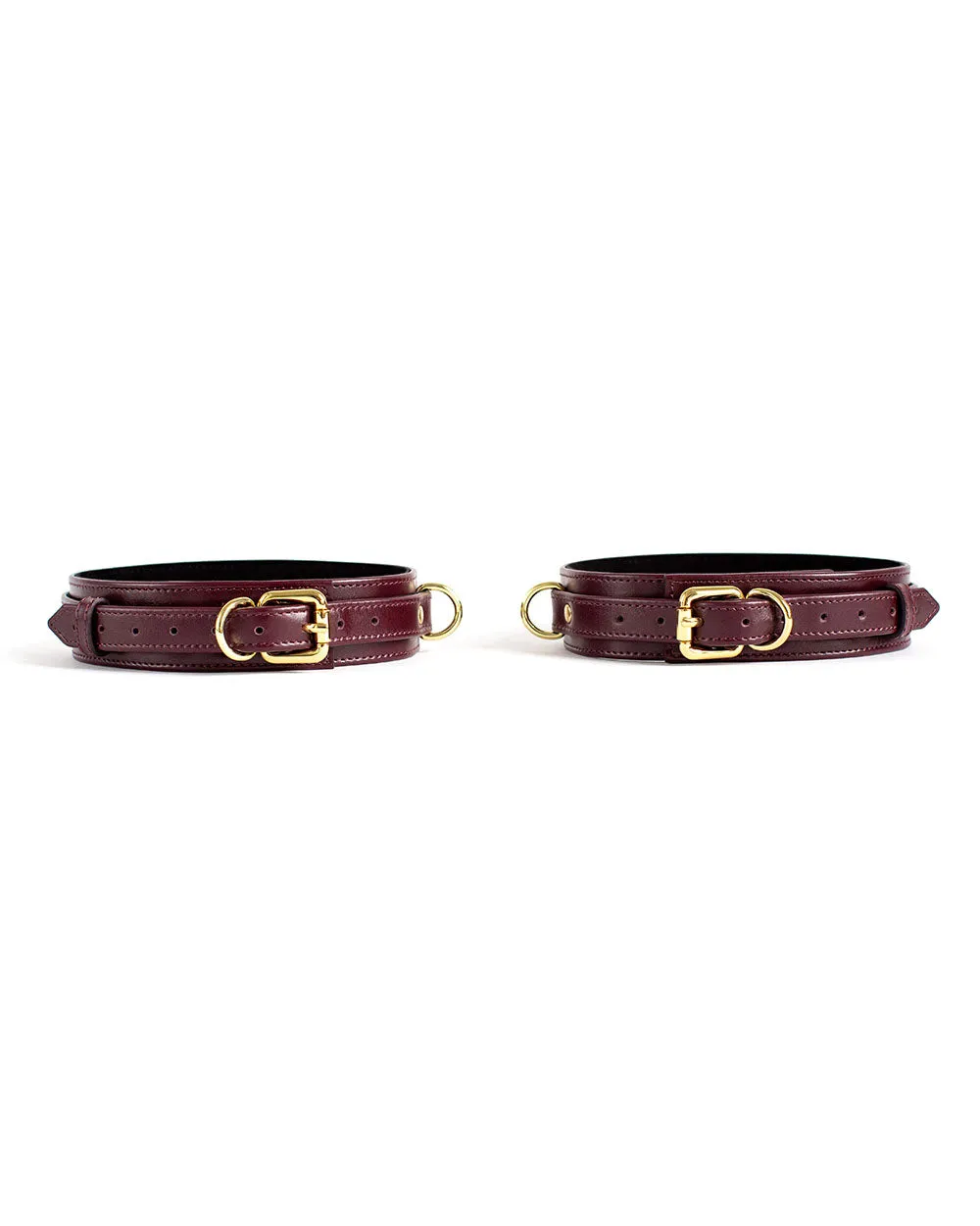Thigh Cuffs "Dita" Burgundy