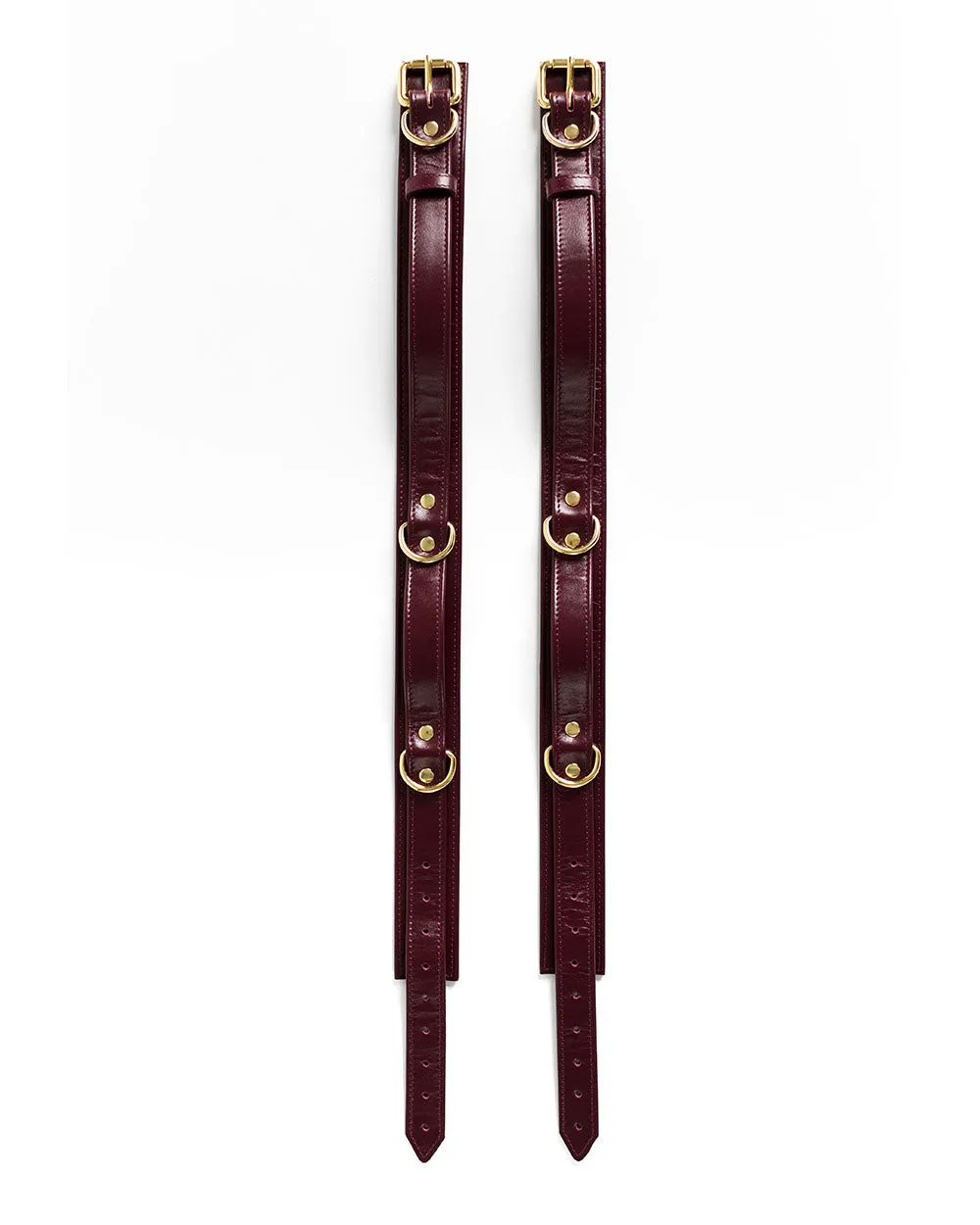 Thigh Cuffs "Dita" Burgundy