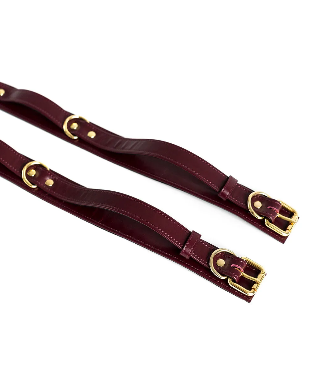 Thigh Cuffs "Dita" Burgundy