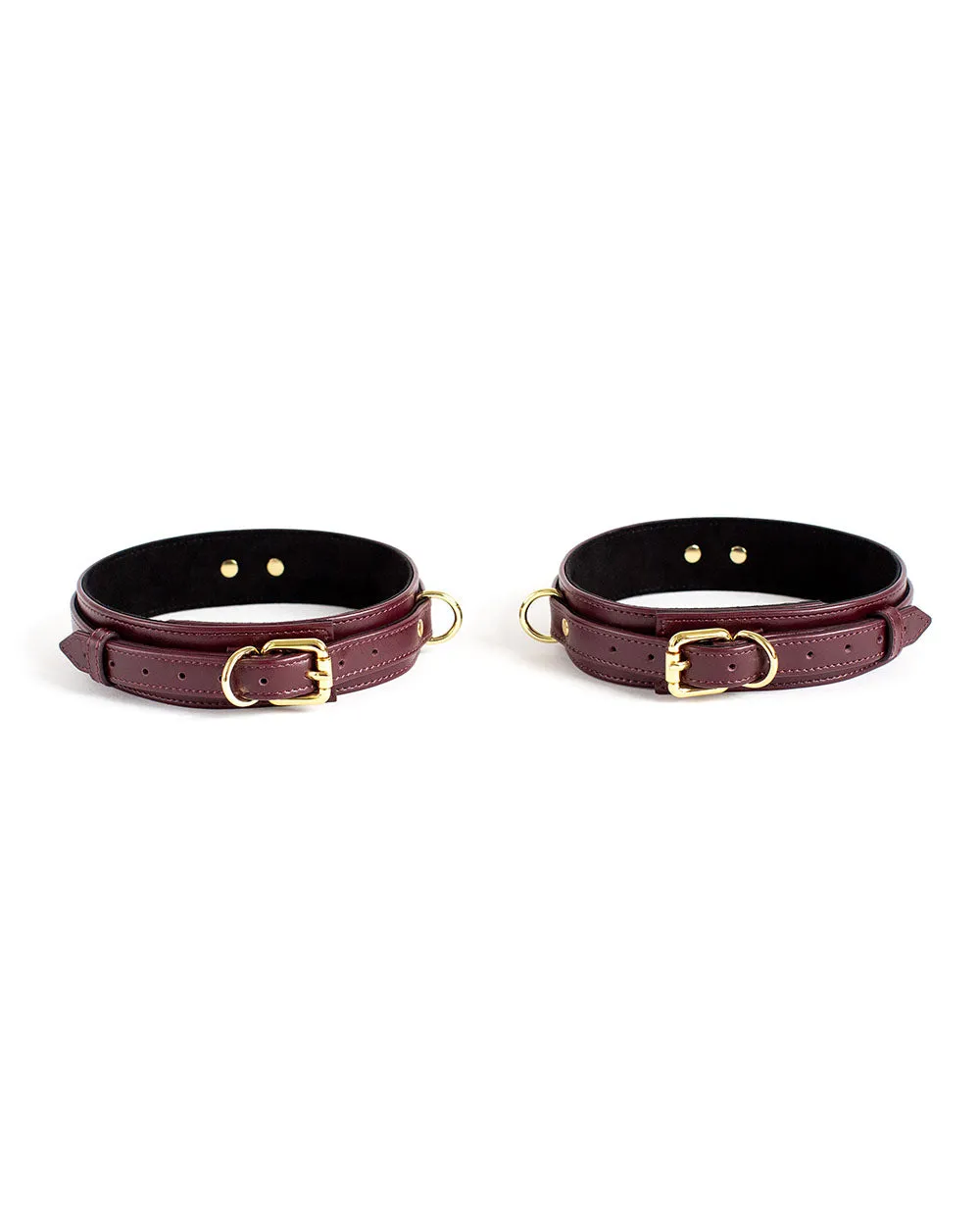 Thigh Cuffs "Dita" Burgundy