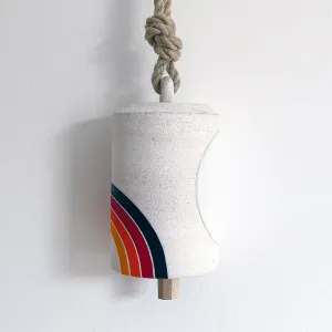 Thrown Bell Tall: Rings Rainbow (Arc) Full Moon
