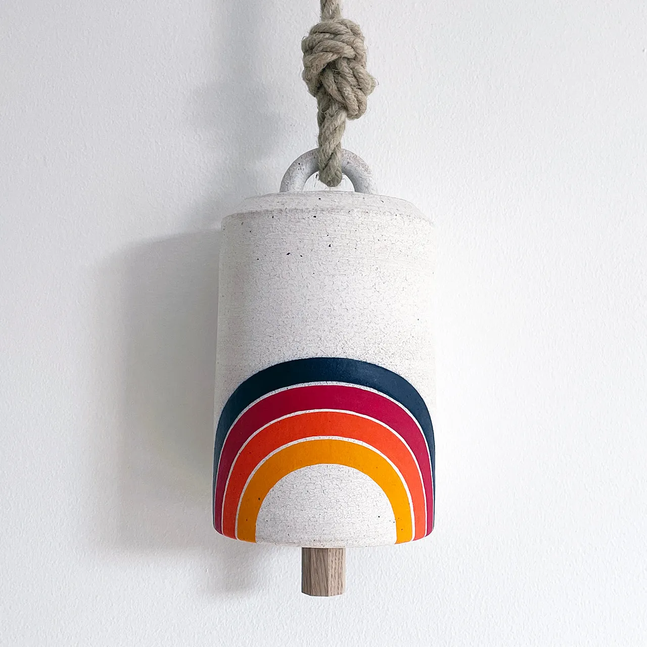 Thrown Bell Tall: Rings Rainbow (Arc) Full Moon