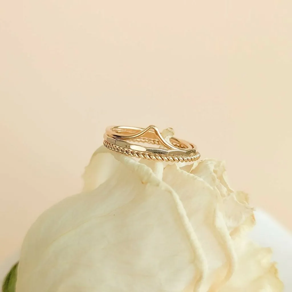 Tied Up Gold Fill Ring