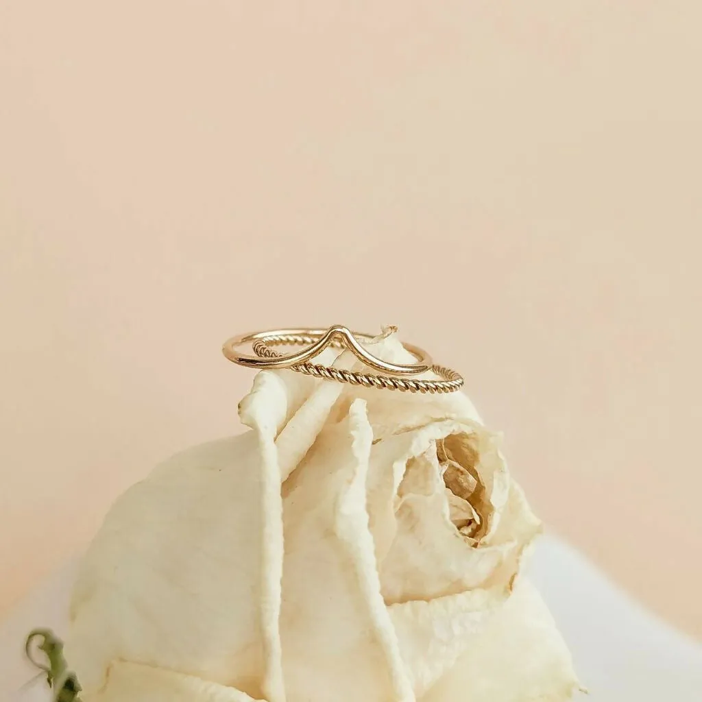 Tied Up Gold Fill Ring
