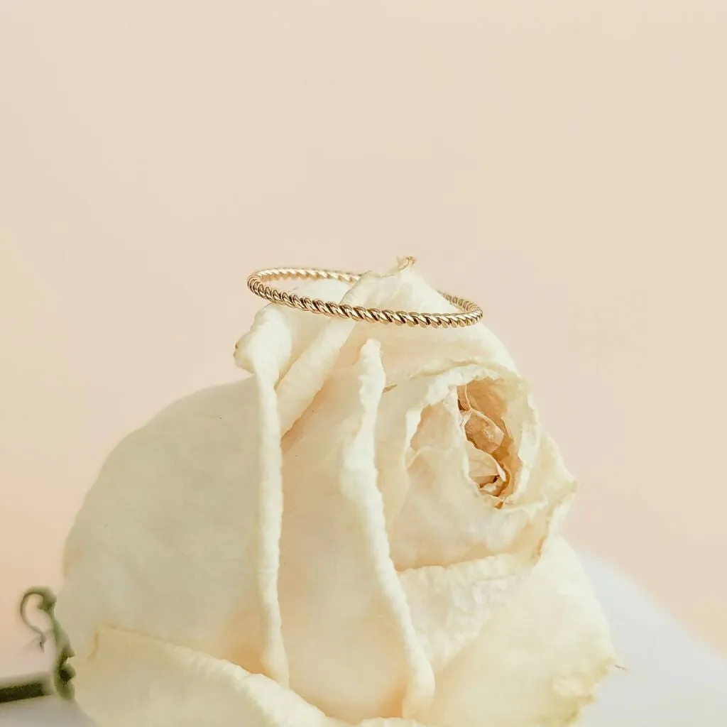 Tied Up Gold Fill Ring