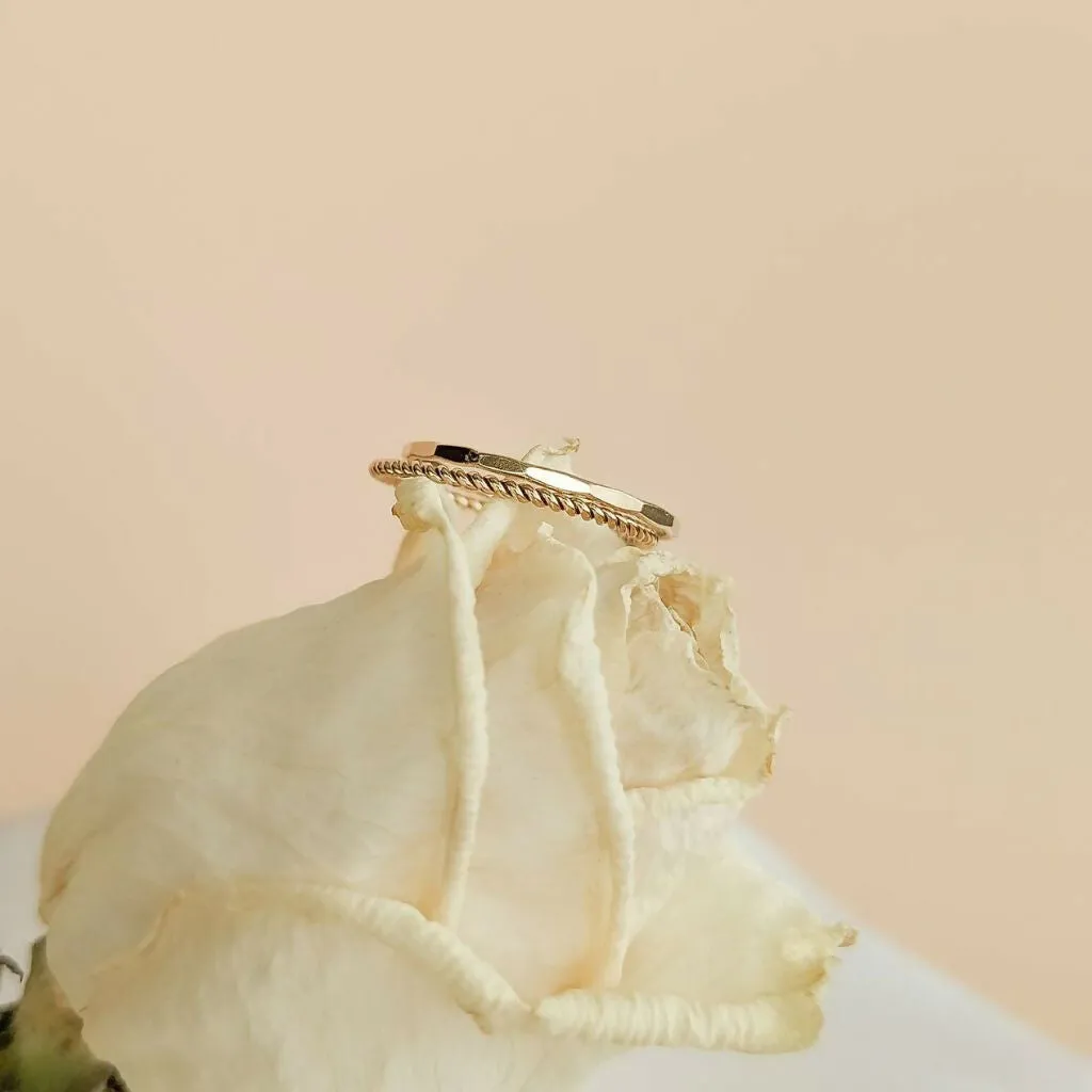 Tied Up Gold Fill Ring