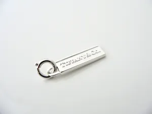 Tiffany & Co Silver Street Sign Charm Pendant Clasp 4 Necklace Bracelet Gift Art