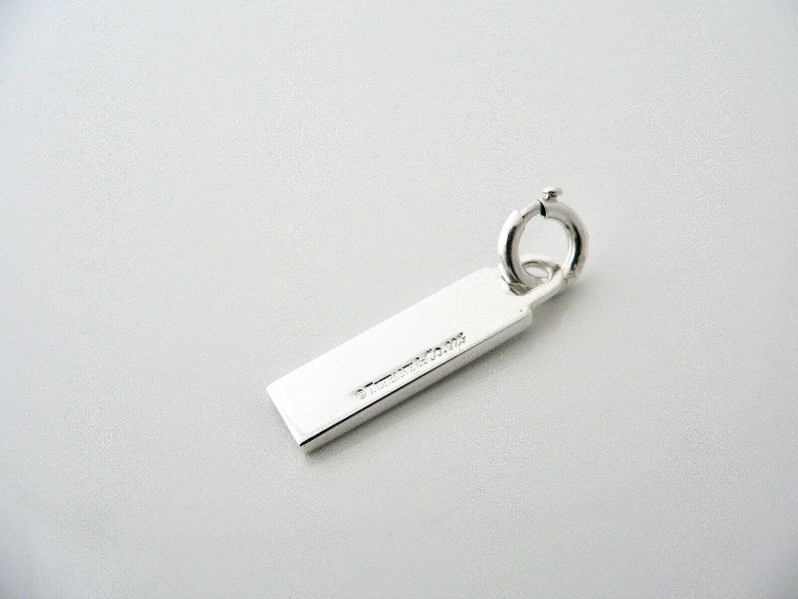 Tiffany & Co Silver Street Sign Charm Pendant Clasp 4 Necklace Bracelet Gift Art