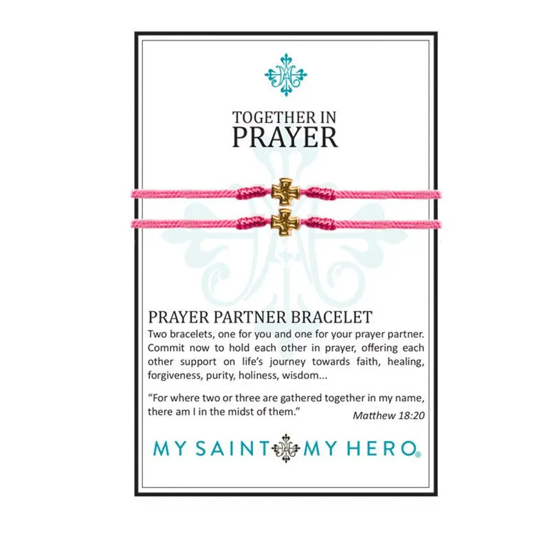 Together in Prayer and Gold Prayer Partners Bracelets