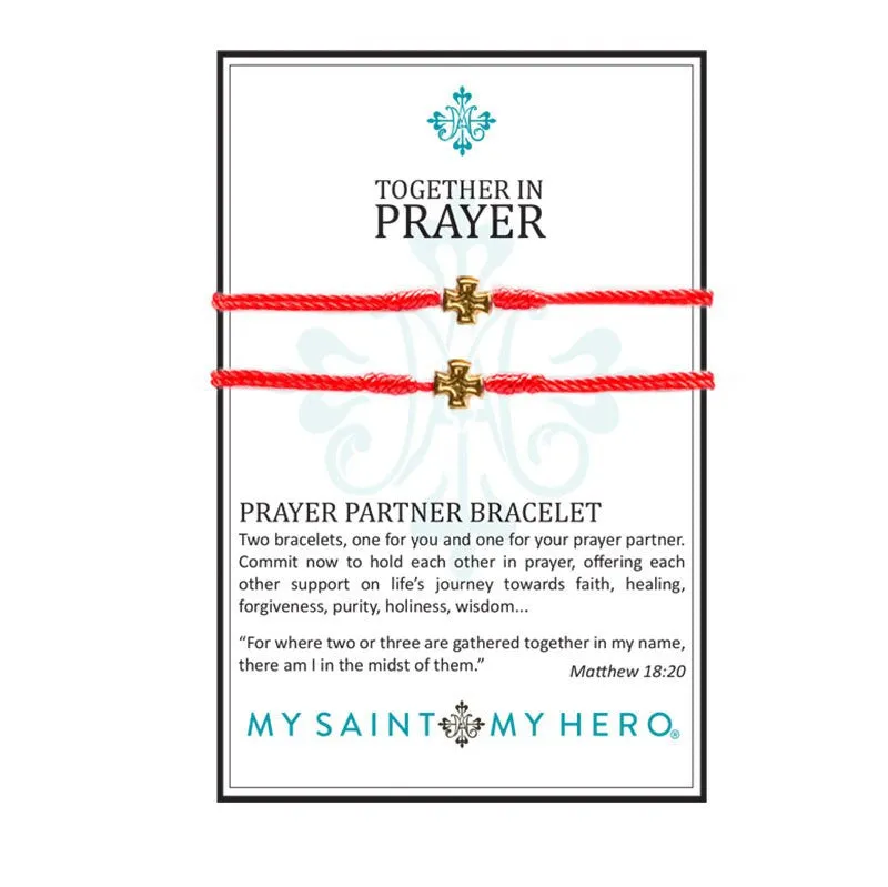 Together in Prayer and Gold Prayer Partners Bracelets