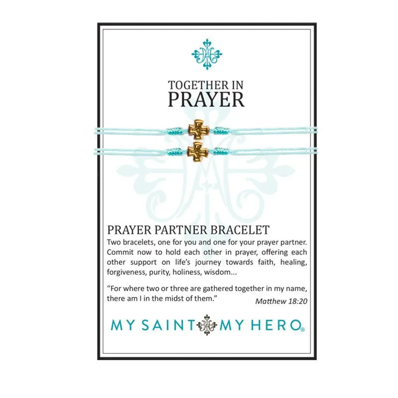 Together in Prayer and Gold Prayer Partners Bracelets