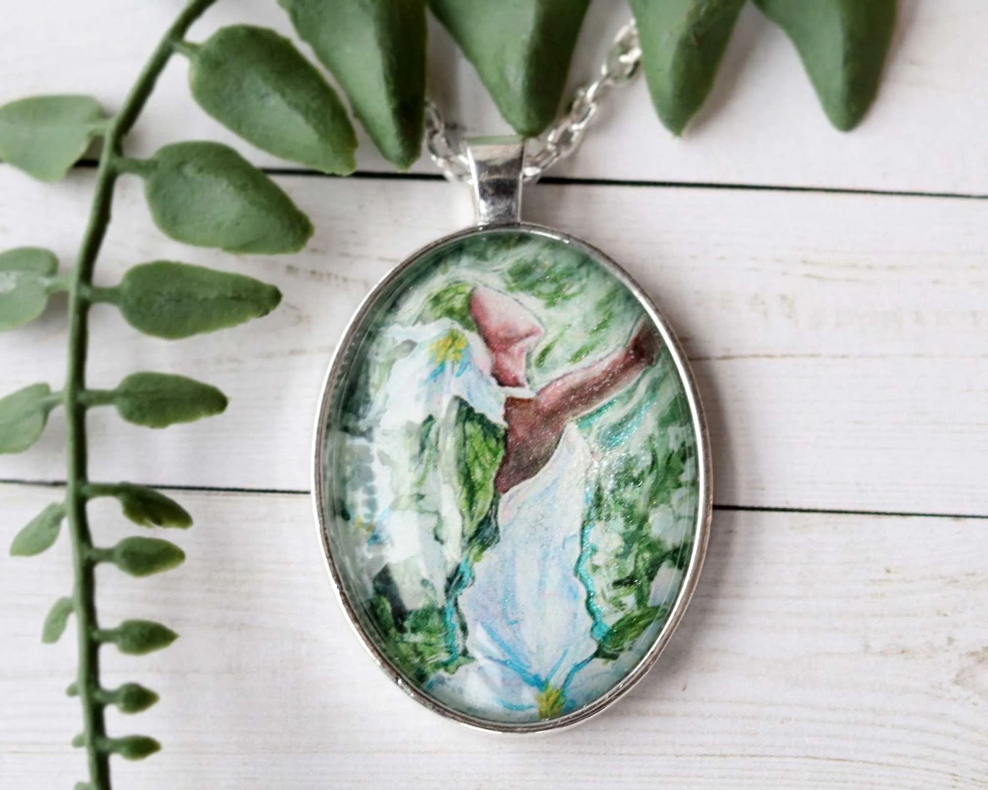 Trillium Goddess Necklace