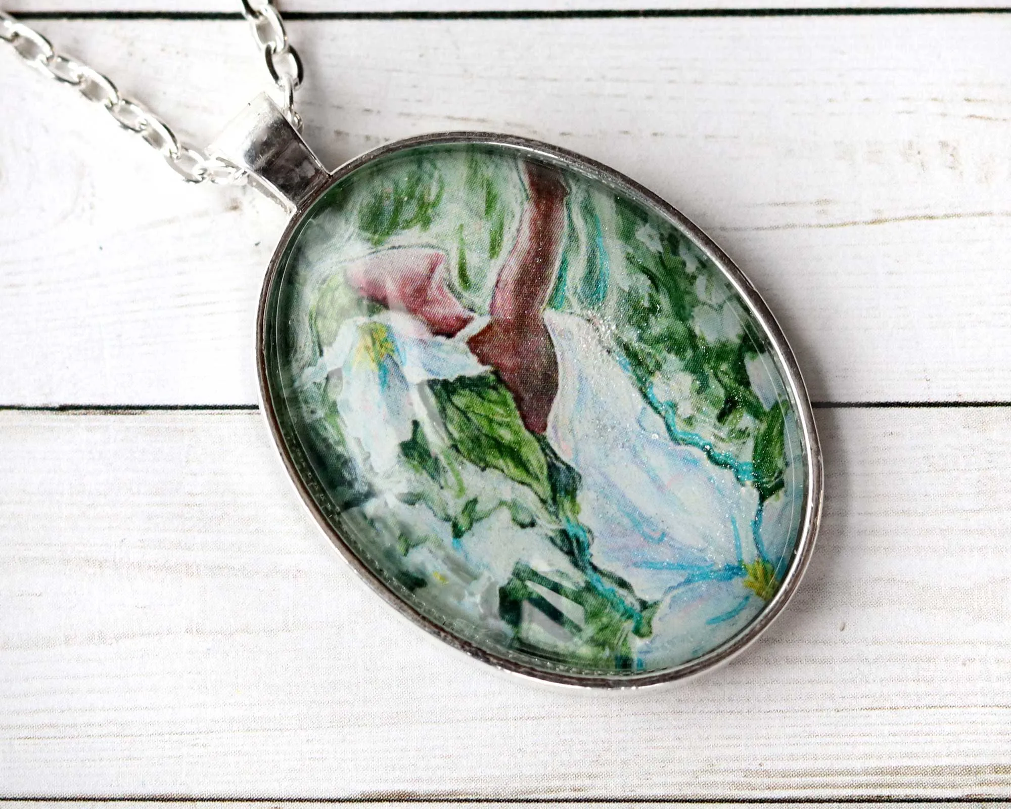 Trillium Goddess Necklace