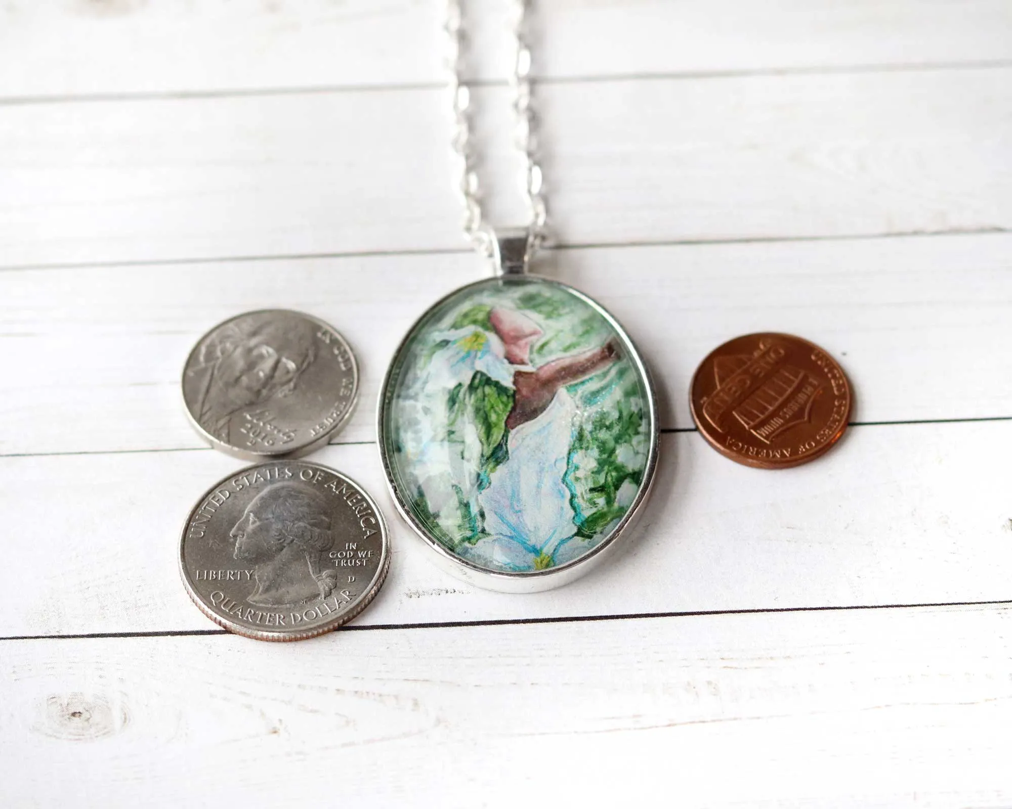 Trillium Goddess Necklace