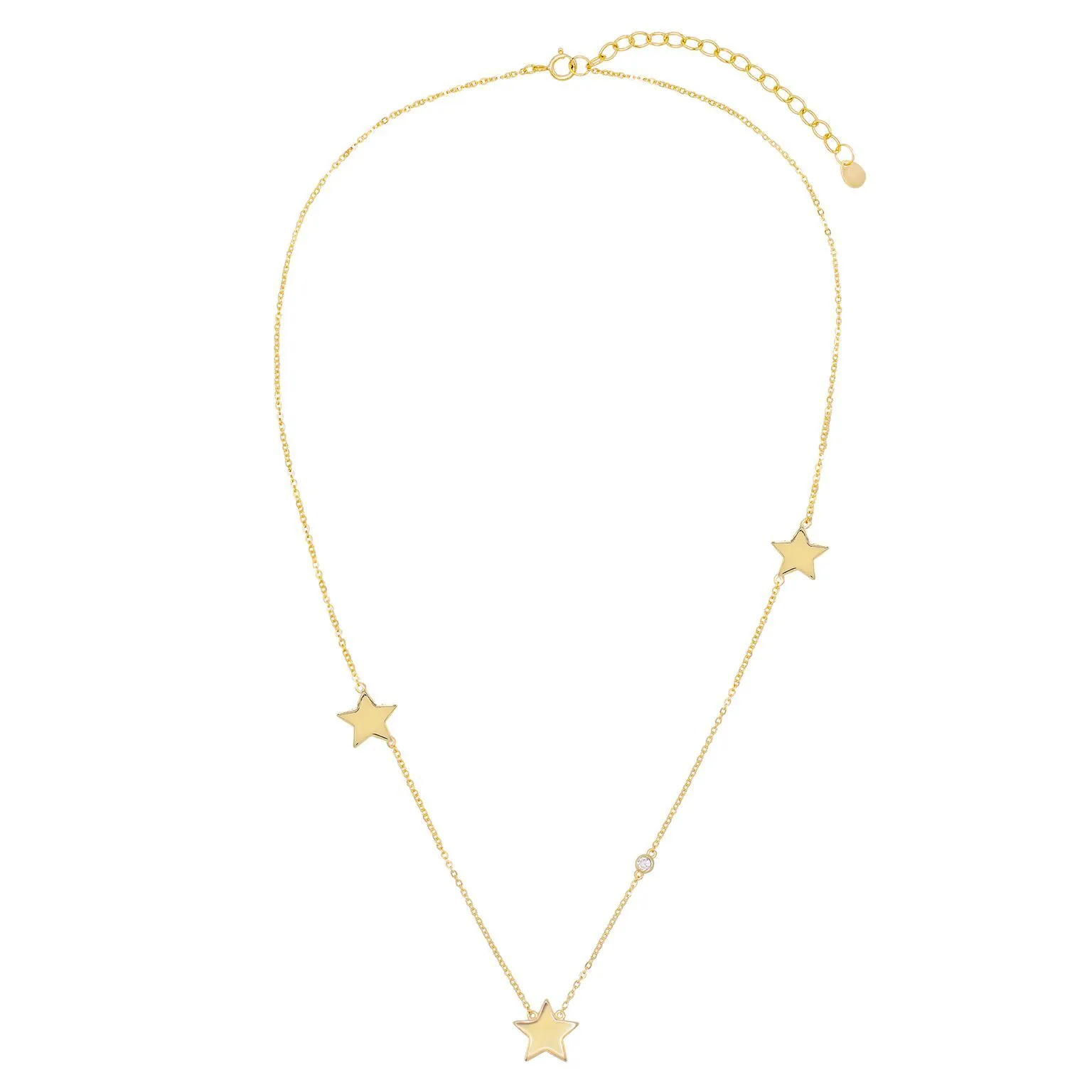 Triple Star Necklace