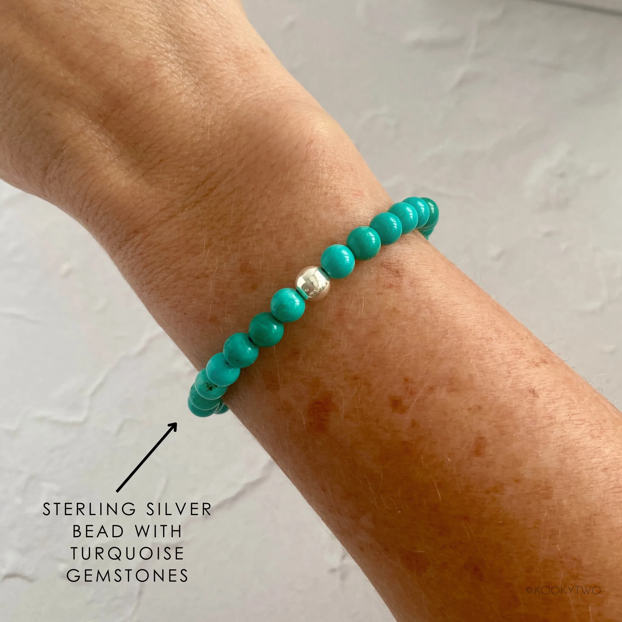 Turquoise Bead Bracelet
