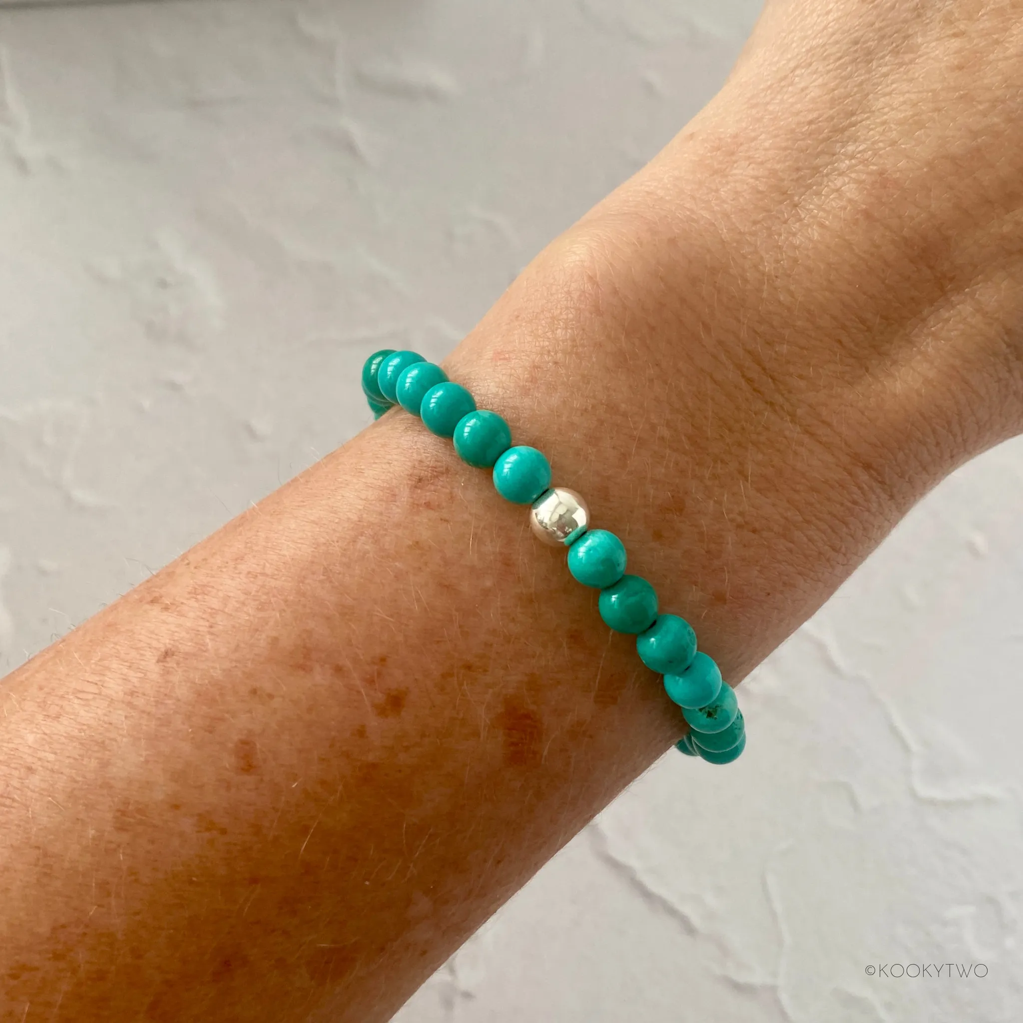 Turquoise Bead Bracelet