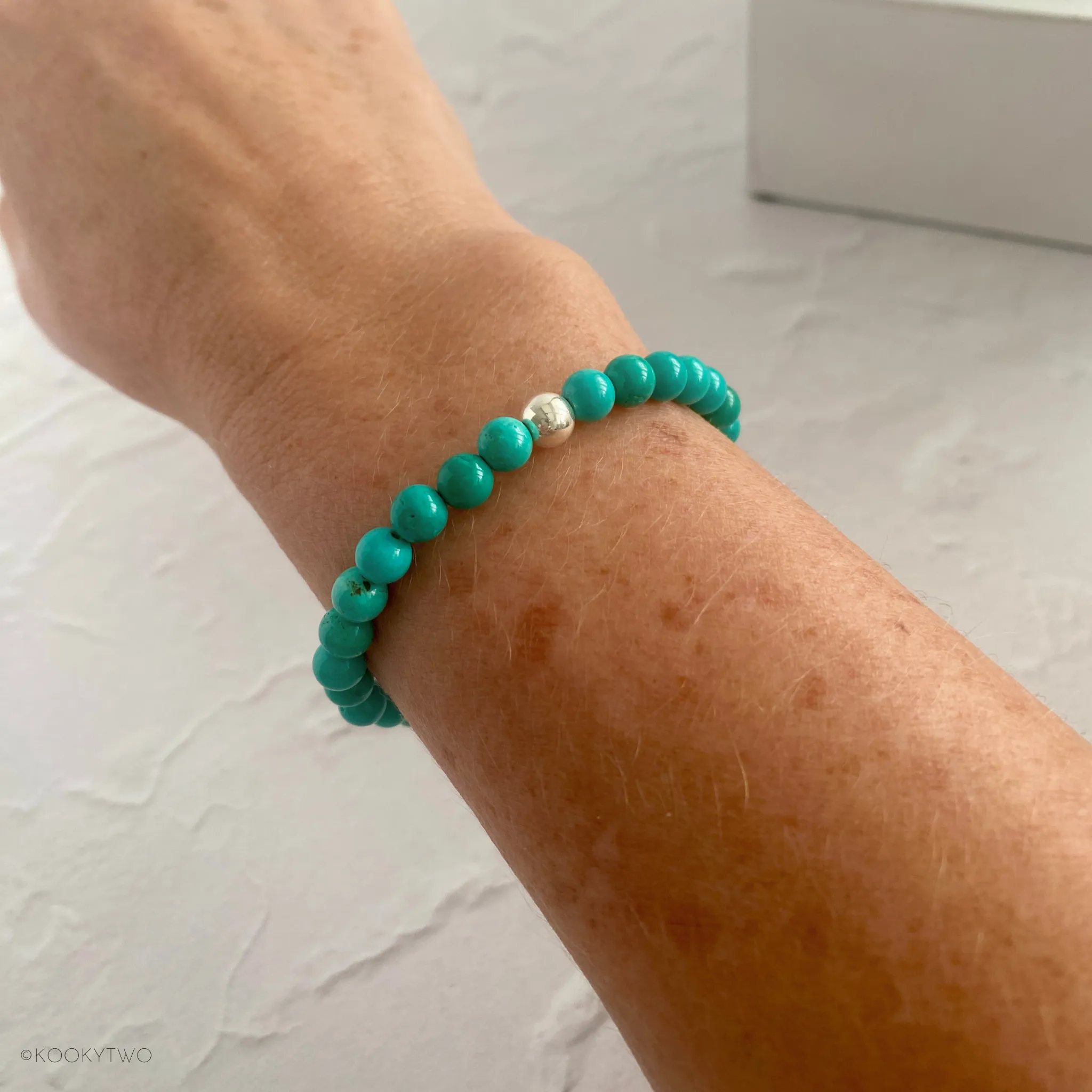 Turquoise Bead Bracelet