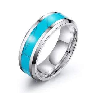 Turquoise Stone Band Ring