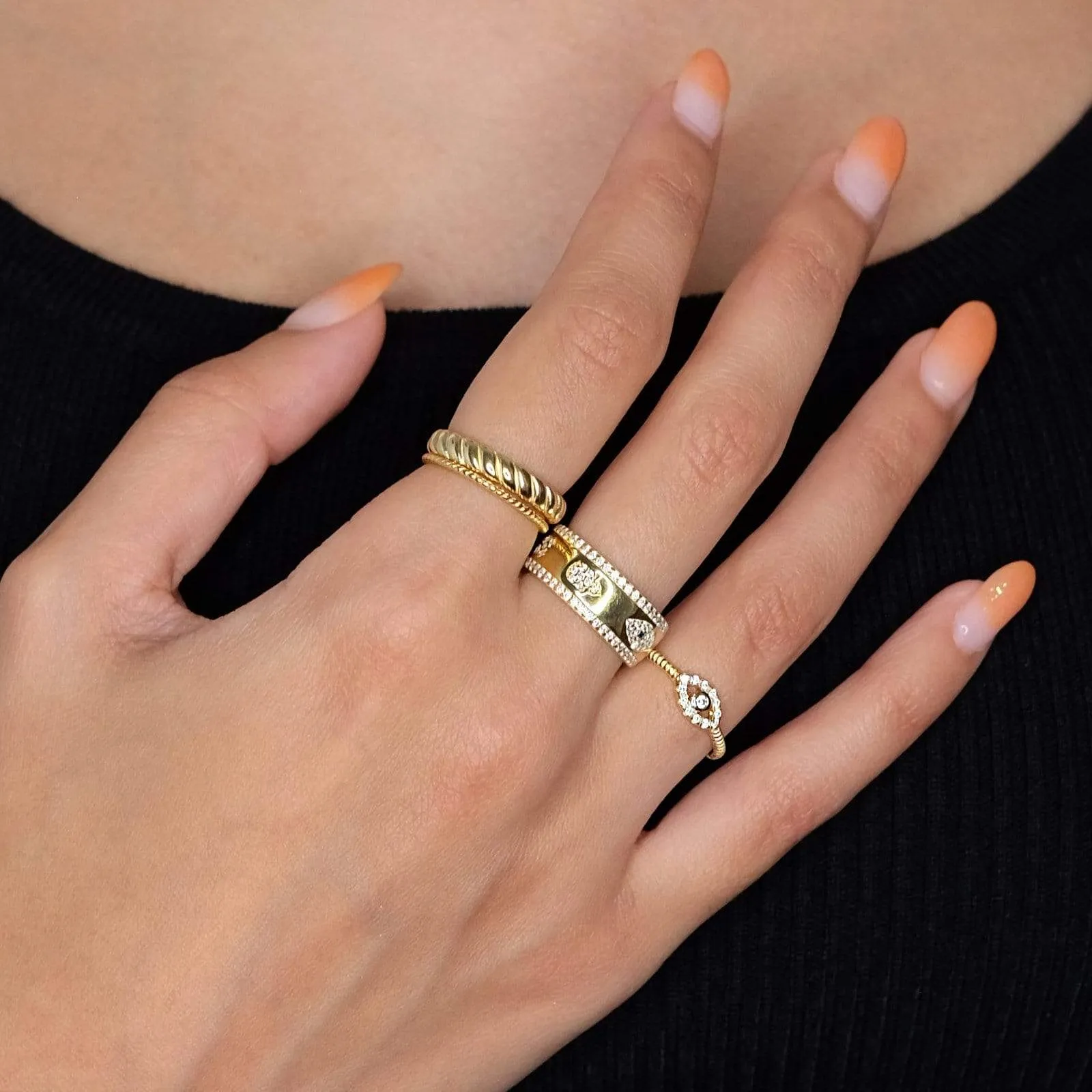 Twist Skinny Ring