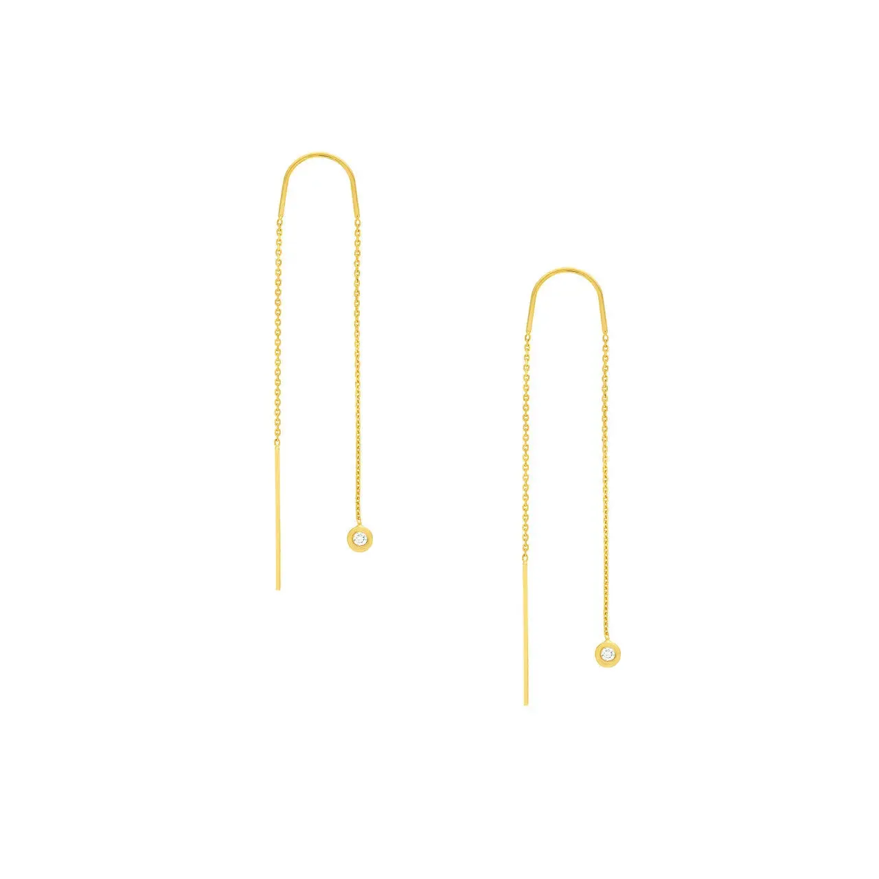 Vera Diamond Threader Earrings