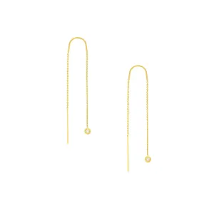 Vera Diamond Threader Earrings