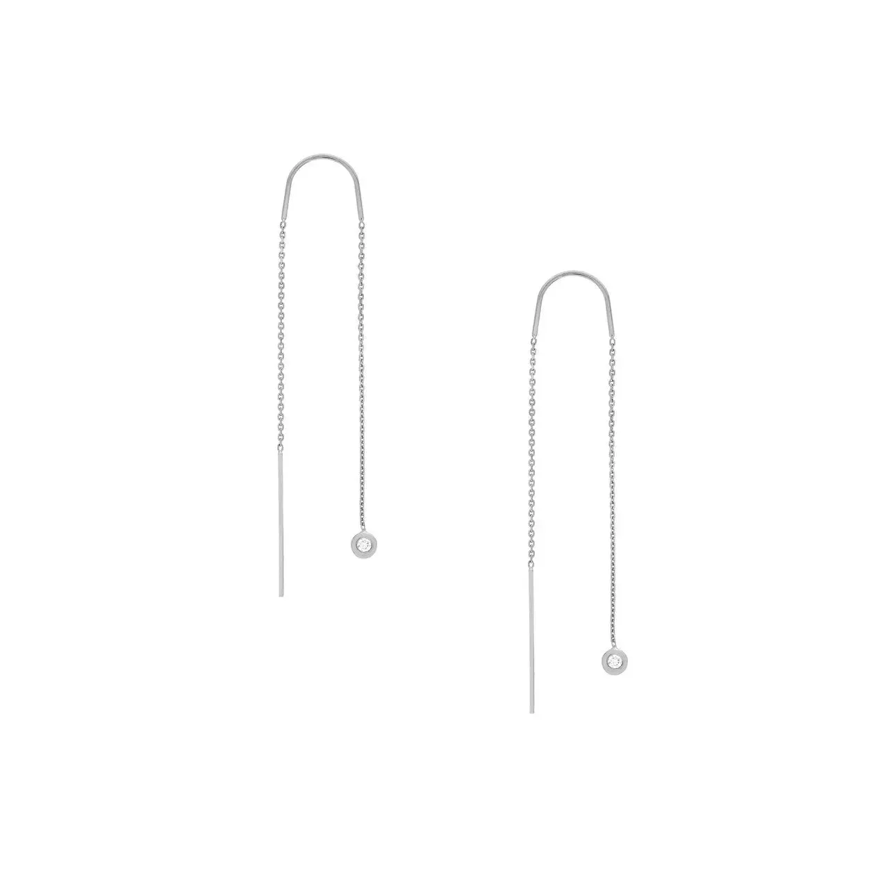 Vera Diamond Threader Earrings