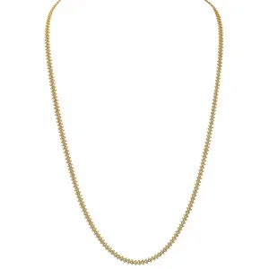 Victorian 18 Karat Yellow Gold Granulate Antique Fancy Chain Necklace