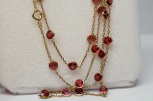 VINTAGE BY THE YARD GOLD NECKLACE