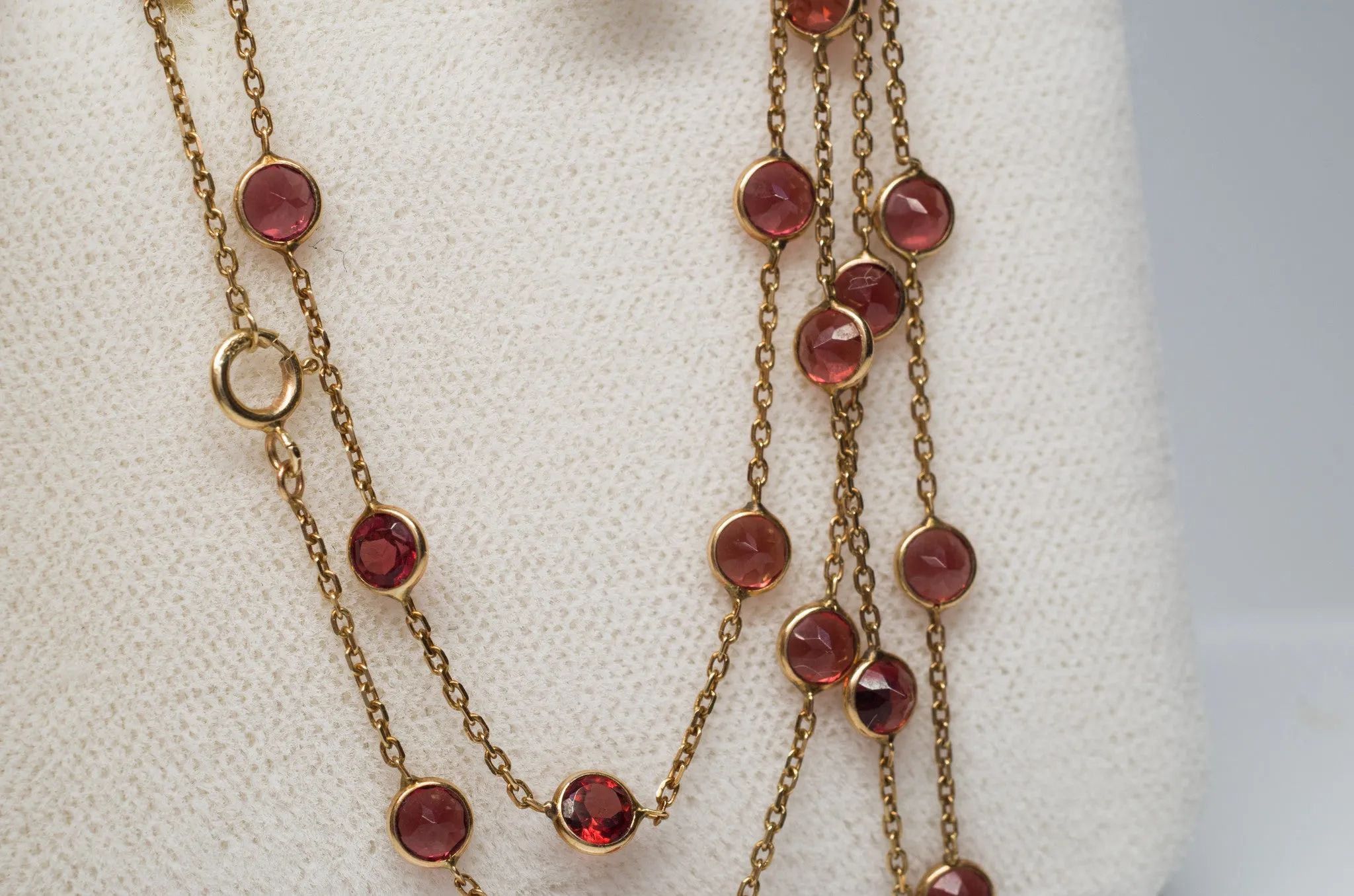 VINTAGE BY THE YARD GOLD NECKLACE