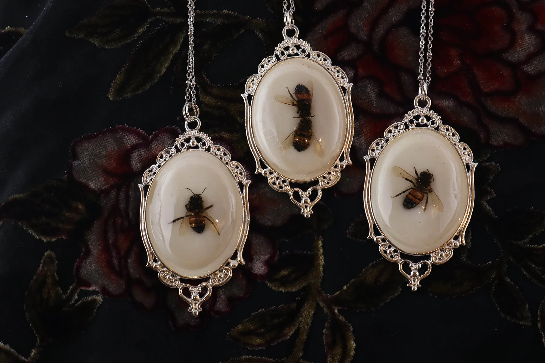 Vintage Honey Bee Necklace