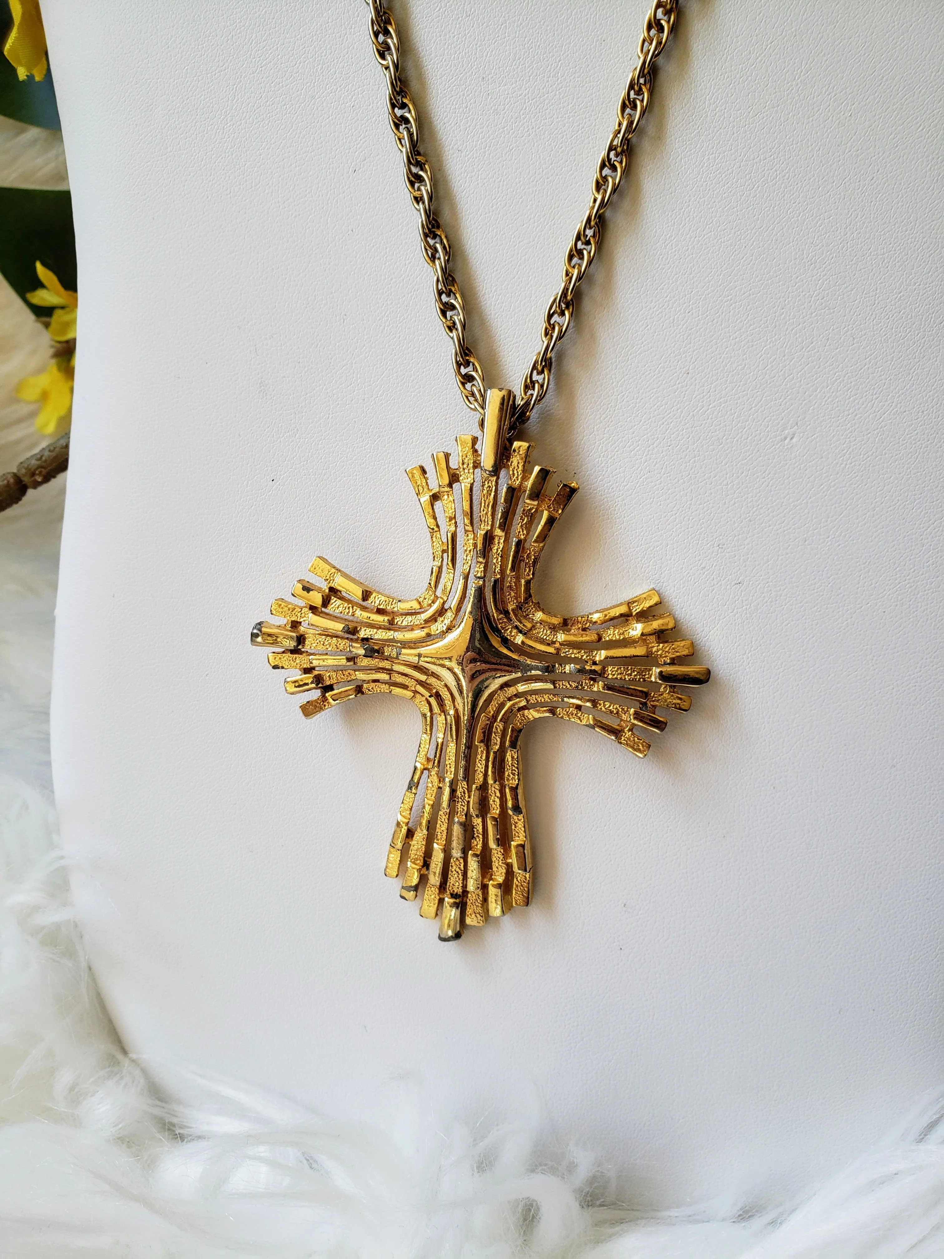 Vintage - Large Gold Cross