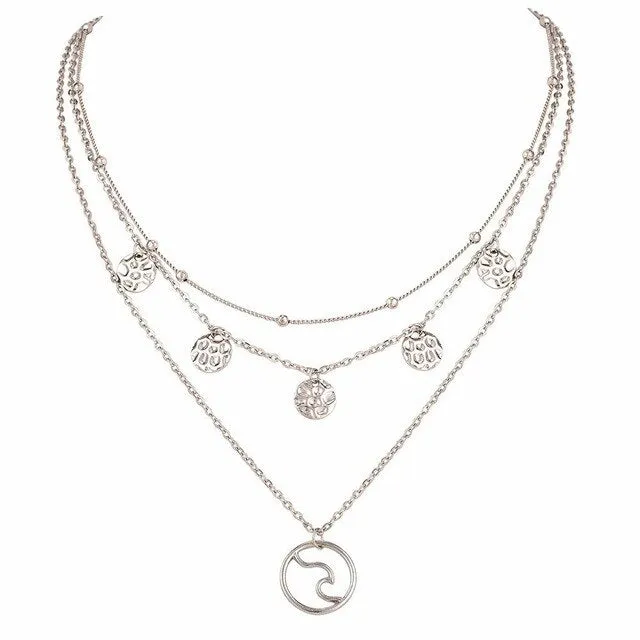 Vintage round necklace